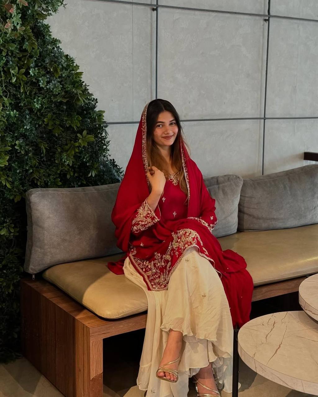 Party Wear Silk Coding Work Fully Stitched Plazo Suit Set