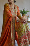 Trendy Faux Georgette Suit with Fancy Sleeve Design and Coordinated Dupatta
