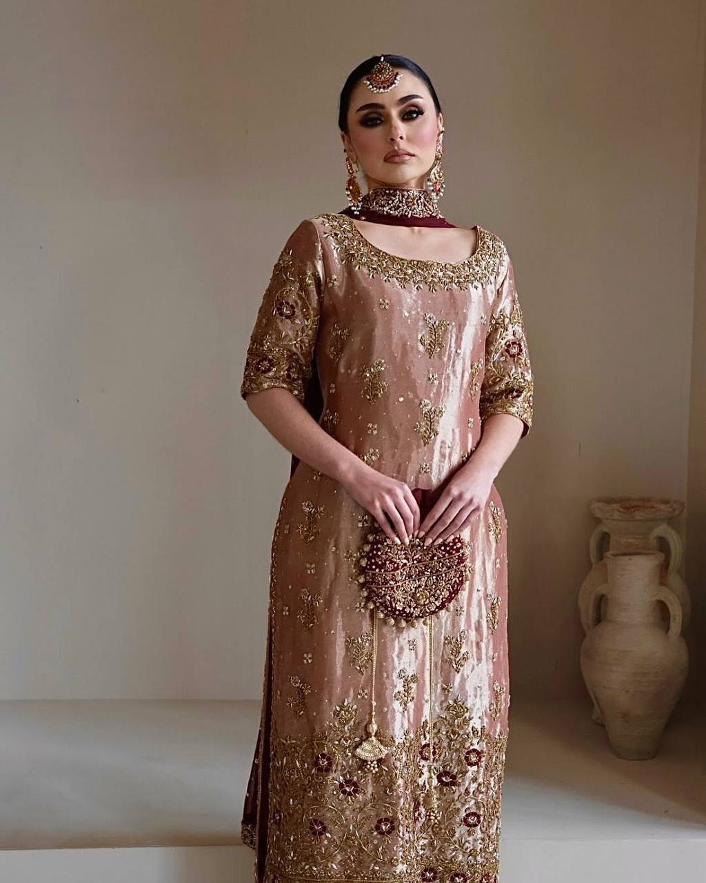 Occasion-Ready Fancy Plazzo Set with Heavy Embroidery & Sparkle Sequins