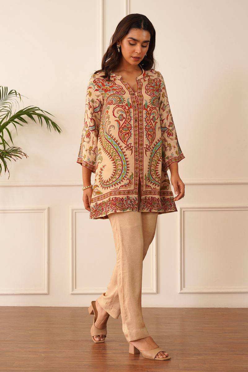 Upgrade Your Wardrobe with This Stunning Digital Printed Crepe Coords Set for All-Day Comfort