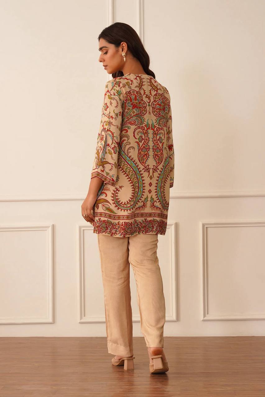 Upgrade Your Wardrobe with This Stunning Digital Printed Crepe Coords Set for All-Day Comfort