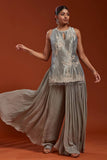 Exclusive Designer Party Wear in Pure Crepe Silk with Sequins and Dupatta