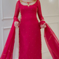 Divya Faux Georgette Palazzo Suite with Sequce work and Dupatta