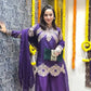 Purple Color Designer Palazzo Suit With Dupatta in Chinon With Sequence Embroidery
