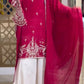 Party Wear Silk Coding Work Fully Stitched Plazo Suit Set