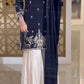 Party Wear Silk Coding Work Fully Stitched Plazo Suit Set