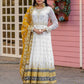 New Party Wear Heavy Faux Georgette Gown, Dupatta & Bottom Set