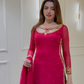 Divya Faux Georgette Palazzo Suite with Sequce work and Dupatta
