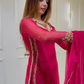 Divya Faux Georgette Palazzo Suite with Sequce work and Dupatta