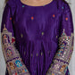 New Collection Pure Chinon Silk Gown-Pant Set with Dupatta and Heavy Embroidery