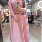 Elegant Party Wear Gown Ensemble with 9mm Sequence Embroidery & Moti Lace