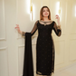 Divya Faux Georgette Palazzo Suite with Sequce work and Dupatta
