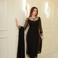 Divya Faux Georgette Palazzo Suite with Sequce work and Dupatta