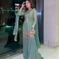 Heavy Embroidered Sharara Set with Sparkling 5mm Sequins and Elegant Dupatta