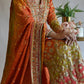 Trendy Faux Georgette Suit with Fancy Sleeve Design and Coordinated Dupatta