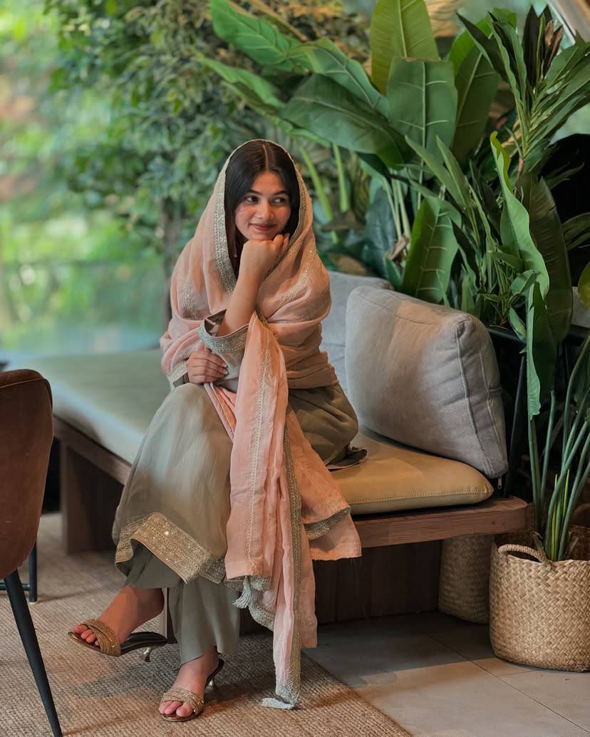 Grace in Grey Designer Ensemble with Palazzo & Dupatta