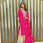 Royal Look Embroidery Work Sharara Suit