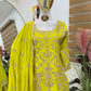 Royal Look Sharara Ensemble with Intricate Embroidery Work
