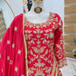 Royal Look Sharara Ensemble with Intricate Embroidery Work
