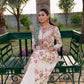 Chic Party Wear Ensemble Top with Farshi Plazzo in Heavy Printed Modal Silk and Sequin Embroidery