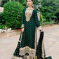 Partywear Fox Georgette Sharara Suit with Dupatta