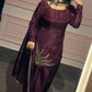 Graceful Charm in Natural Crepe Silk Suit Set with Classic Salwar and Coordinated Dupatta - Jaipuri Vastra