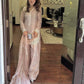 Elegant Partywear Farshi Salwar Set in Pure Roman Silk with Thread & Sequin Work