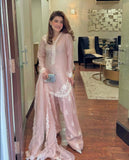 Ruhi -SRK Pure Natural Crepe Silk Farshi Set