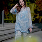 Designer Digital Print Farshi Palazzo Set in Pure Siffon Georgette with Embroidered Dupatta