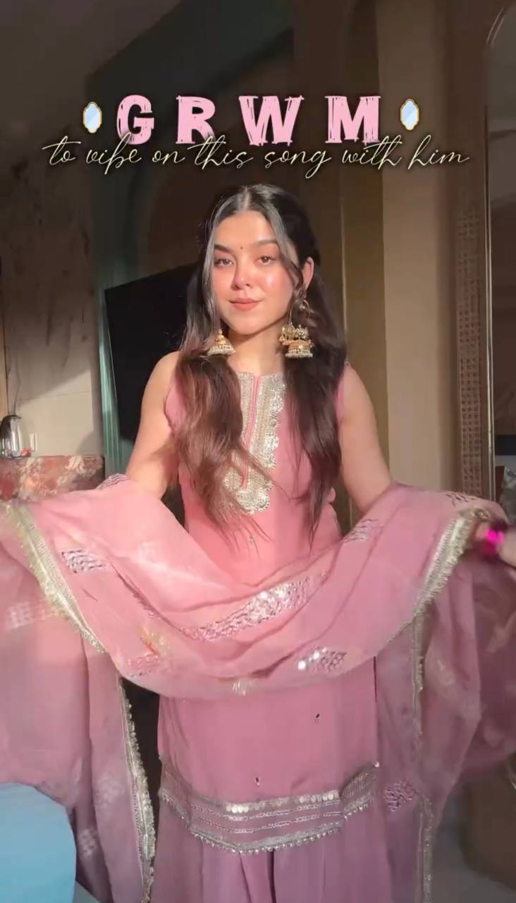 Sahiba -SRK Tabby Organza Sharara Set with Embroidery