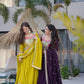 Celebrate in Style with This Exquisite Vichitra Silk Lehenga Choli Featuring Elegant Sequence Work