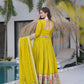 Celebrate in Style with This Exquisite Vichitra Silk Lehenga Choli Featuring Elegant Sequence Work