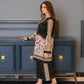 Trendy Digital Printed Pure Crepe Co-ord Set with Sleeves and Elastic Plazzo