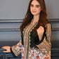 Trendy Digital Printed Pure Crepe Co-ord Set with Sleeves and Elastic Plazzo