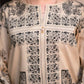 Trendy Digital Printed Pure Crepe Co-ord Set with Sleeves and Elastic Plazzo