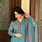 Embrace Designer Glamour in This Embroidered Top Palazzo and Dupatta Set for Elegant Occasions