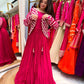 Step into the Spotlight with This New Designer Party Gown and Embroidered Jacket Set
