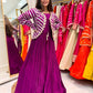 Step into the Spotlight with This New Designer Party Gown and Embroidered Jacket Set