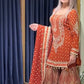 Stylish Embroidered Georgette Top and Plazzo Set with Dupatta for Special Occasions