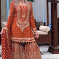 Stylish Embroidered Georgette Top and Plazzo Set with Dupatta for Special Occasions
