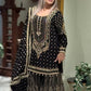 Stylish Embroidered Georgette Top and Plazzo Set with Dupatta for Special Occasions