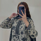 Ready-to-Wear Digital Printed Co-ords in Pure Natural Crepe for Parties