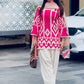 Designer Party Wear Co Ord Set in Pure Natural Crepe with Digital Print and Dupatta