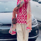 Designer Party Wear Co Ord Set in Pure Natural Crepe with Digital Print and Dupatta
