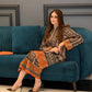 Elegant Natural Crepe Co-ords with Digital Printed Top and Matching Plazzo