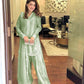 Elegant Partywear Farshi Salwar Set in Pure Roman Silk with Thread & Sequin Work