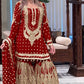 Stylish Embroidered Georgette Top and Plazzo Set with Dupatta for Special Occasions