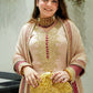 Elegant Chinon Silk Party Wear Outfit with Embroidered Top and Coordinated Bottom