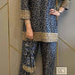 Traditional Digital Printed Dhoti Co-Ords Set in Pure Crepe with Embroidery