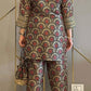 Traditional Digital Printed Dhoti Co-Ords Set in Pure Crepe with Embroidery